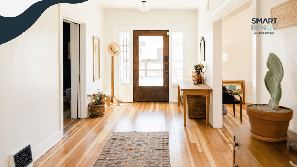 Proses renovasi rumah modern oleh kontraktor profesional SmartRenov