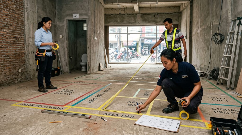 Checklist Mengajukan Bangun Rumah - survei dan perencanaan cafe shop