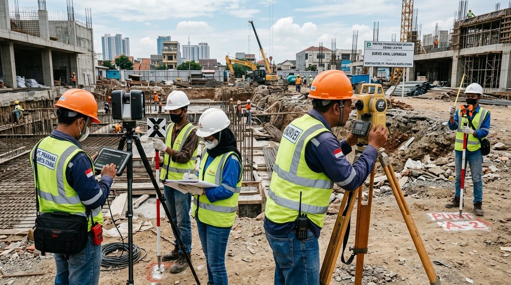 Proses Kontraktor Bekasi - survei dan perencanaan proyek konstruksi