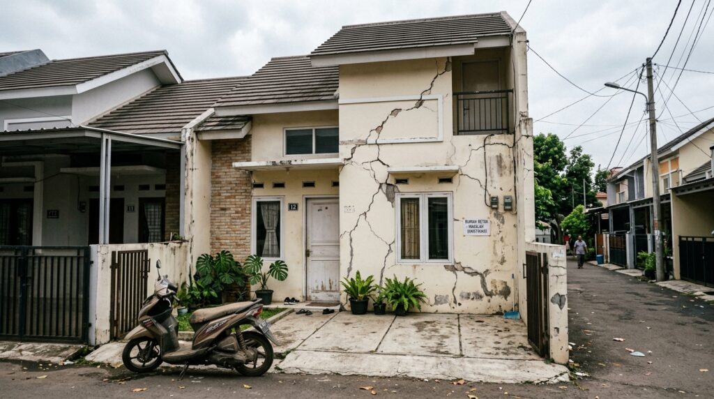 Risiko Mengabaikan Bangun Rumah Pemilik cluster akibat kesalahan struktur