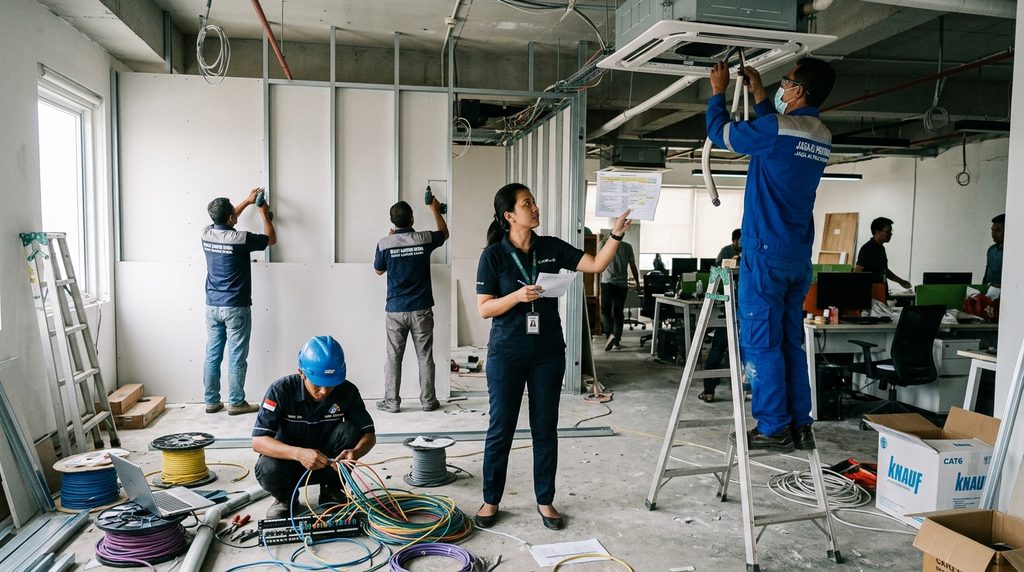 Mengabaikan Kontraktor Pemilik Kantor dapat memicu konflik antarpaket pekerjaan