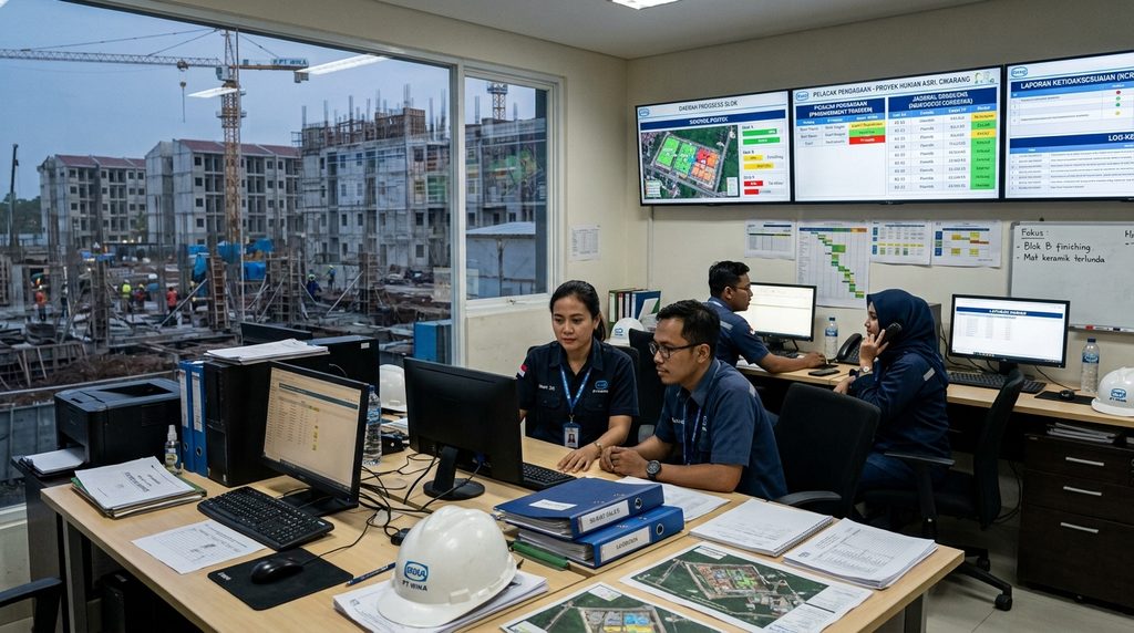 Mengurus Kontraktor Cluster Perumahan - kontrol mutu dan pelaksanaan cluster / perumahan