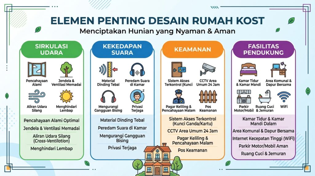 Elemen penting bagi Pemilik Kost kostan Bangun yang kompetitif