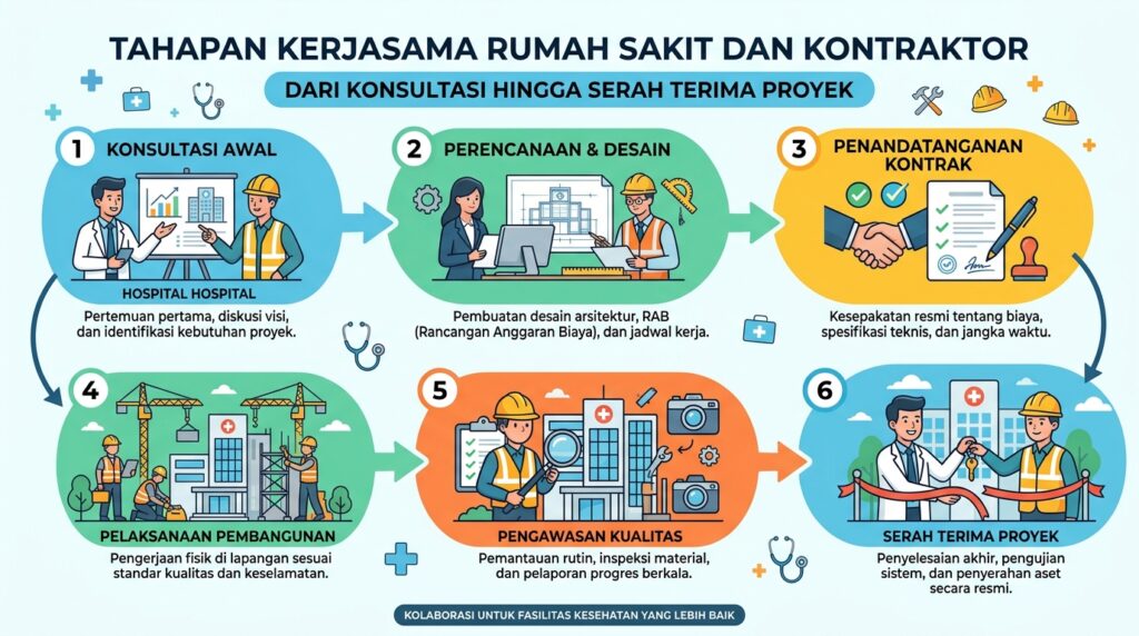 Tahapan Panduan Kontraktor Pemilik Rumah sakit profesional