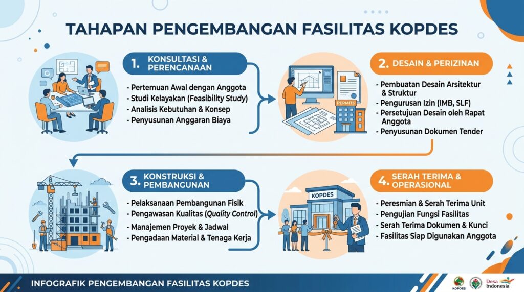Tahapan jasa bangun rumah untuk Pemilik MBG Kopdes Bangun