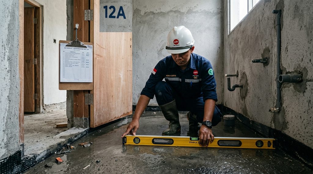 Manfaat Bangun Rumah Cluster melalui quality control waterproofing tiap unit