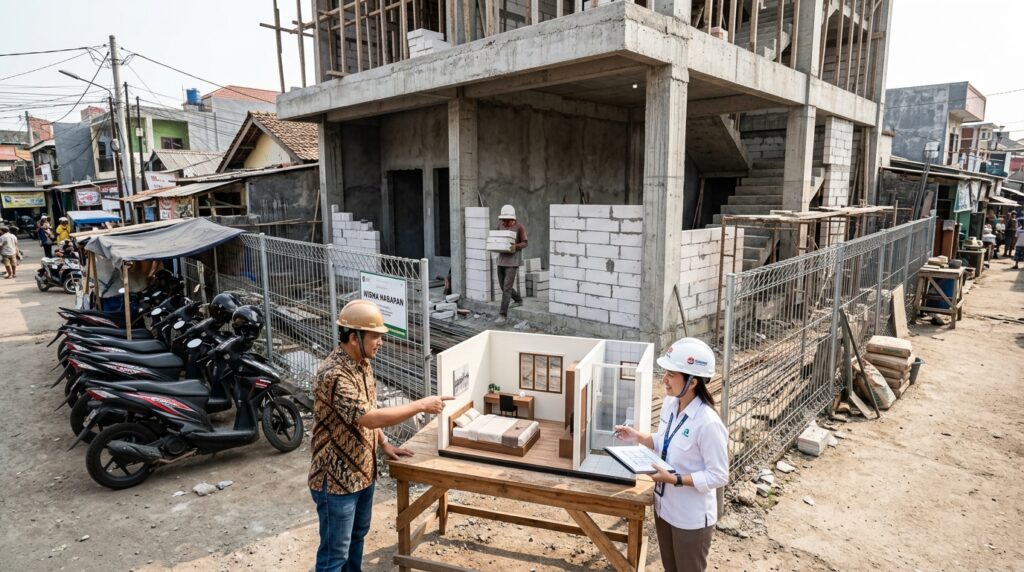Manfaat Bangun Rumah Kost melalui perencanaan konstruksi kost tiga lantai