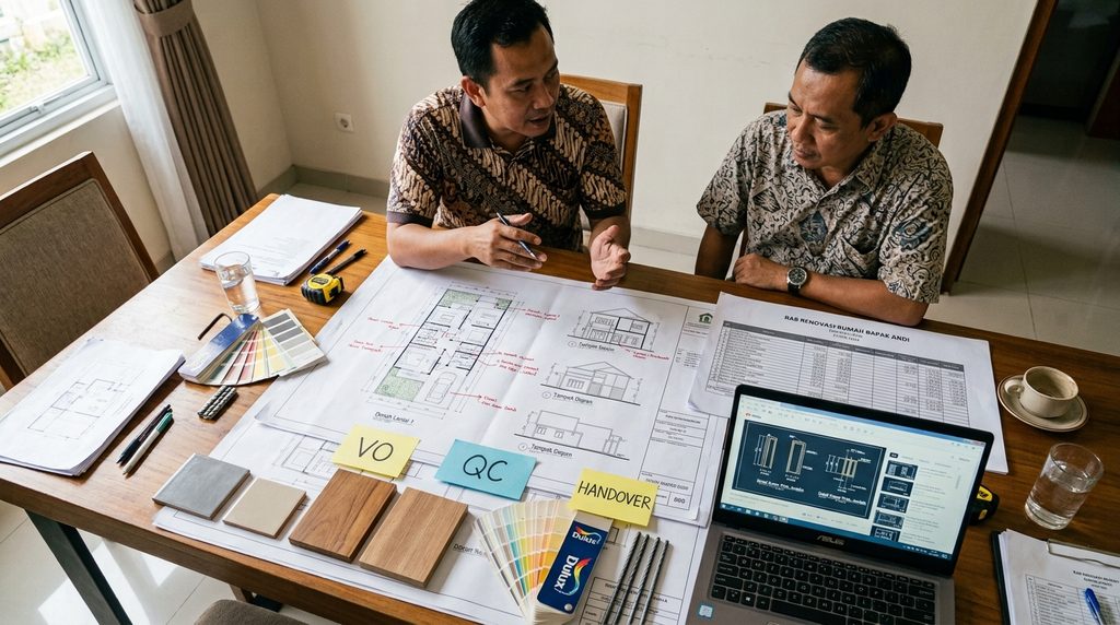 Istilah Istilah Bangun Rumah dalam dokumen koordinasi proyek konstruksi