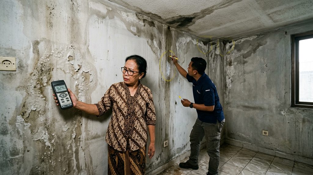 Mengabaikan Bangun Rumah Pemilik kost dapat memicu rembesan dan biaya perbaikan