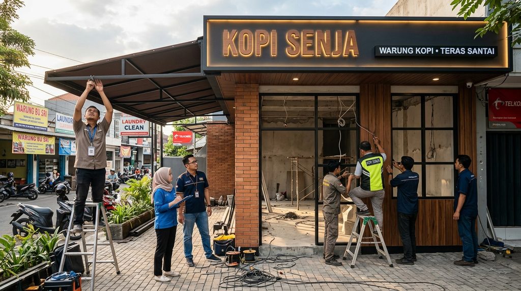Simulasi Biaya Bangun Rumah - inspeksi teknis cafe shop