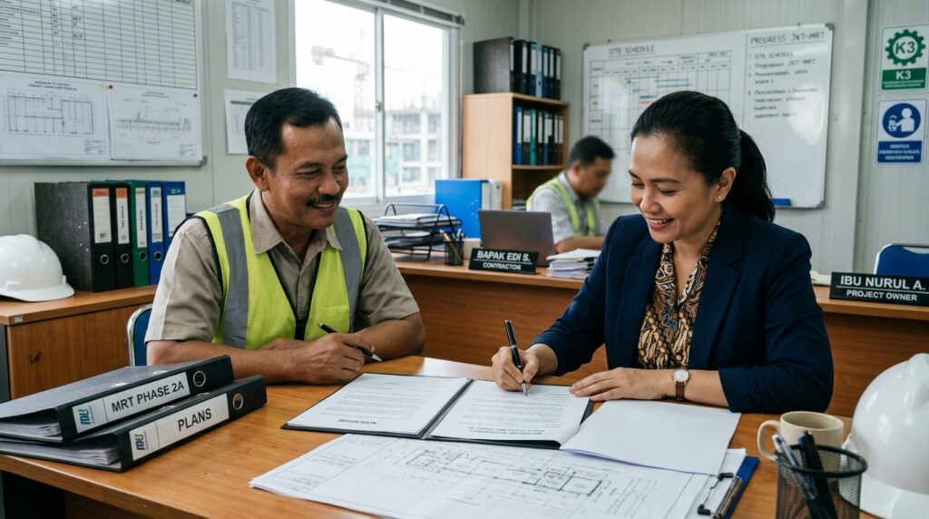 Dokumen bestek sebagai bagian dari istilah istilah kontraktor dipahami