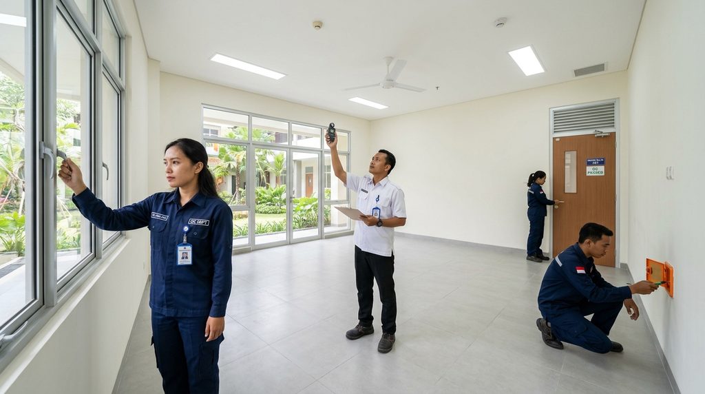 Mengurus Bangun Rumah Sekolah - inspeksi teknis sekolah
