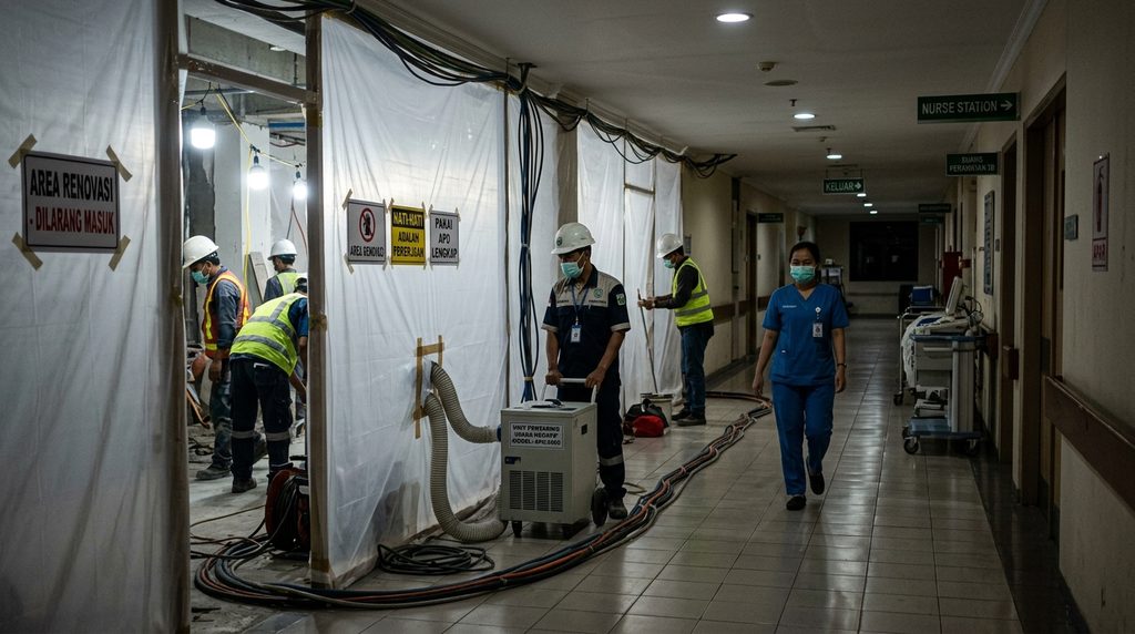 Simulasi Biaya Renovasi Rumah - rumah sakit tahap awal 