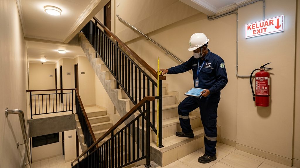Mengabaikan Bangun Rumah Pemilik kost dapat meningkatkan risiko keselamatan tangga
