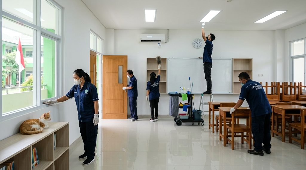 Mengurus Renovasi Rumah Sekolah untuk sekolah - visual inspeksi teknis