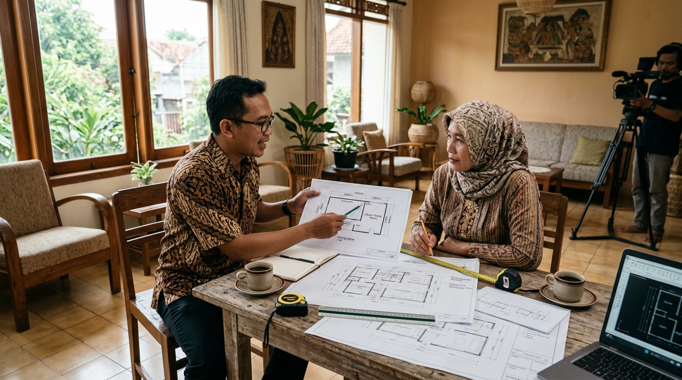 panduan renovasi rumah minimalis pada tahap perencanaan dan pemeriksaan proyek