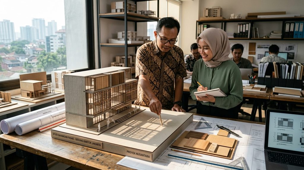 desain fasad rumah dengan perencanaan teknis Smartrenov