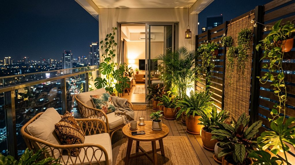 desain balkon rumah dengan detail pelaksanaan dan quality control