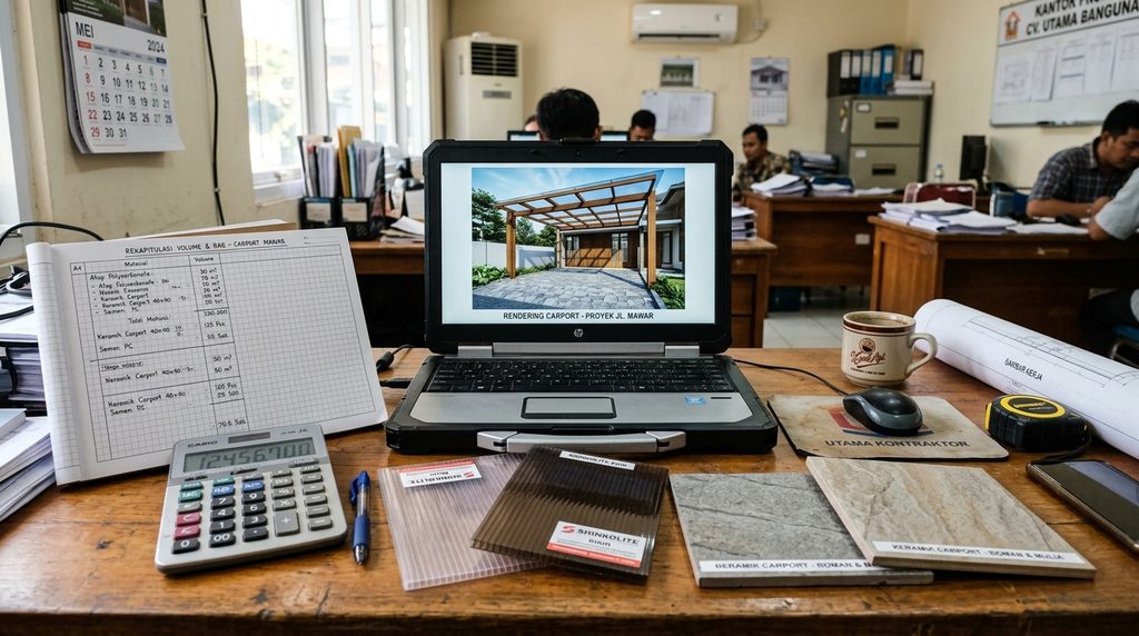 biaya renovasi carport pada tahap perencanaan dan pemeriksaan awal