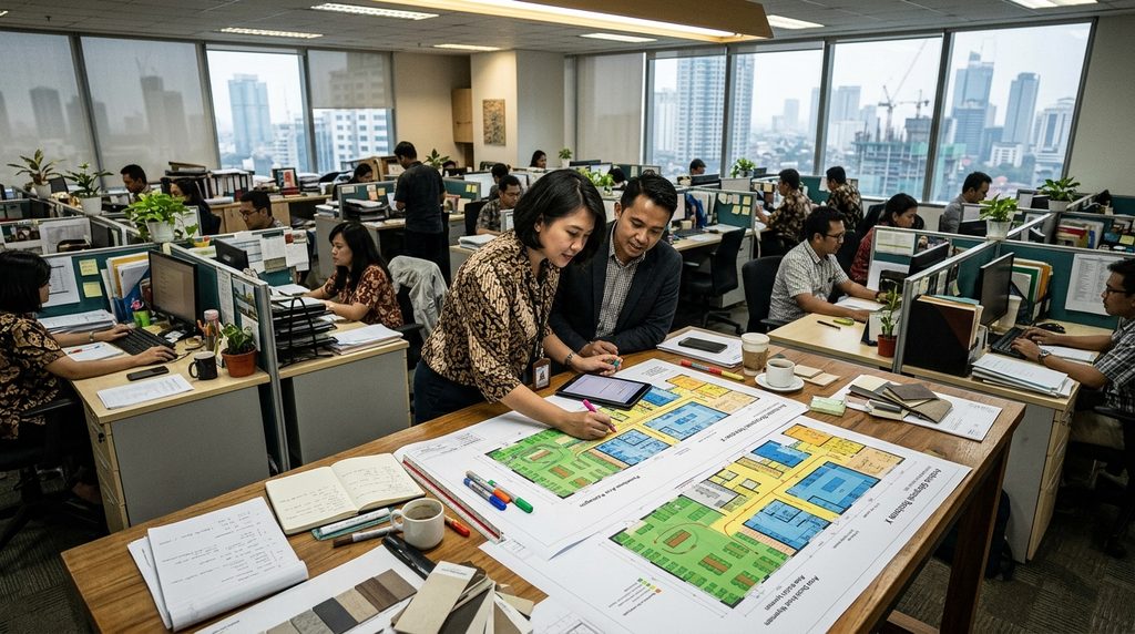 desain restoran untuk proyek komersial profesional