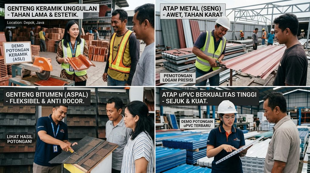 material atap rumah dengan perencanaan teknis Smartrenov