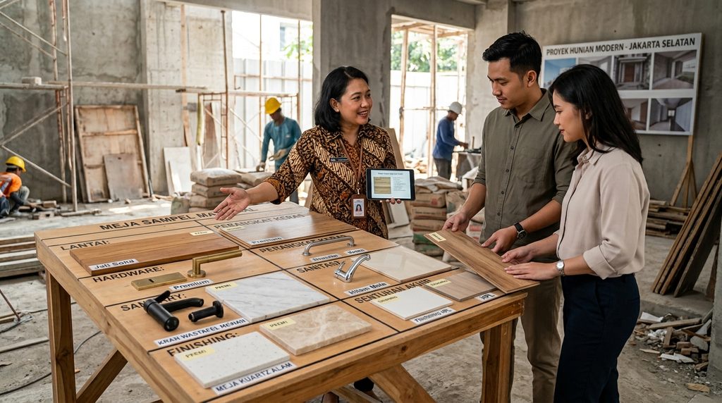 material renovasi rumah pada tahap perencanaan proyek