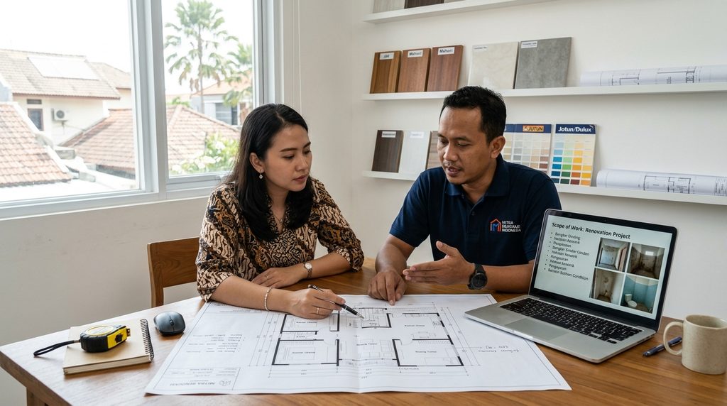 Konsultasi Smartrenov untuk menentukan scope renovasi bangunan