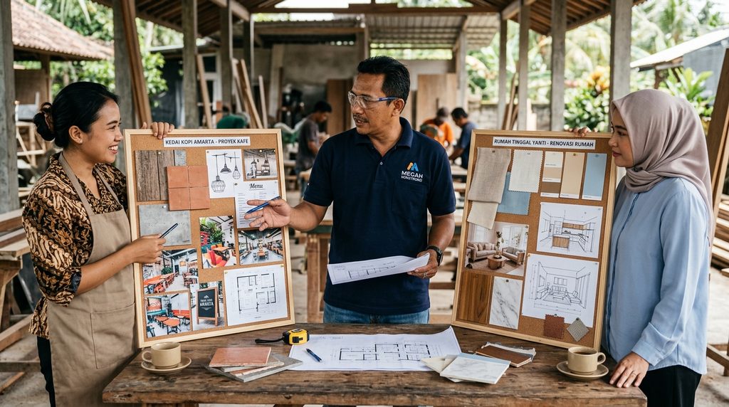 kontraktor renovasi profesional pada tahap perencanaan proyek