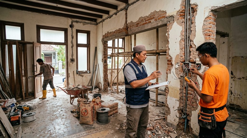 furniture rumah renovasi untuk hasil renovasi yang terencana