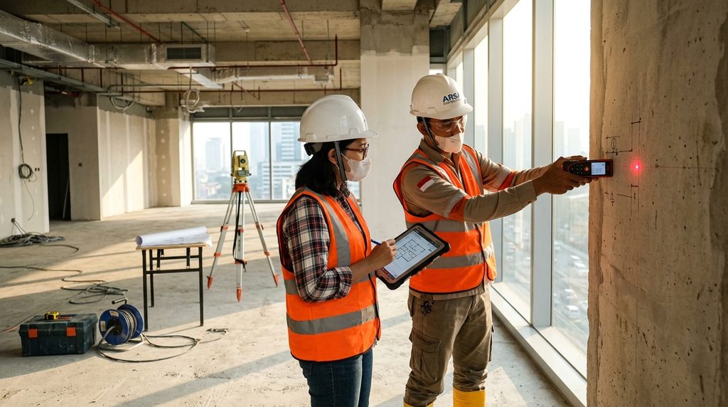 proses teknis renovasi kantor industrial untuk properti komersial