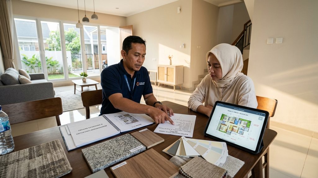 Checklist kontraktor untuk meningkatkan nilai rumah melalui renovasi
