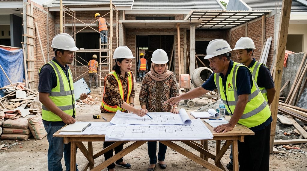 smartrenov kontraktor pada tahap perencanaan dan pemeriksaan awal