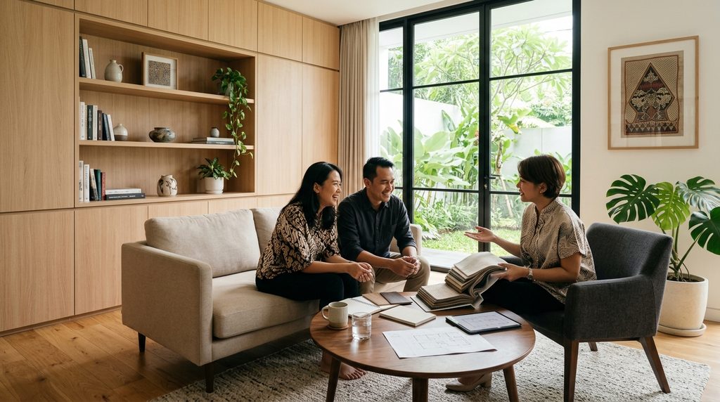 rumah minimalis modern untuk proyek renovasi rumah