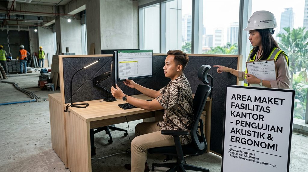 kontraktor interior kantor untuk proyek komersial profesional