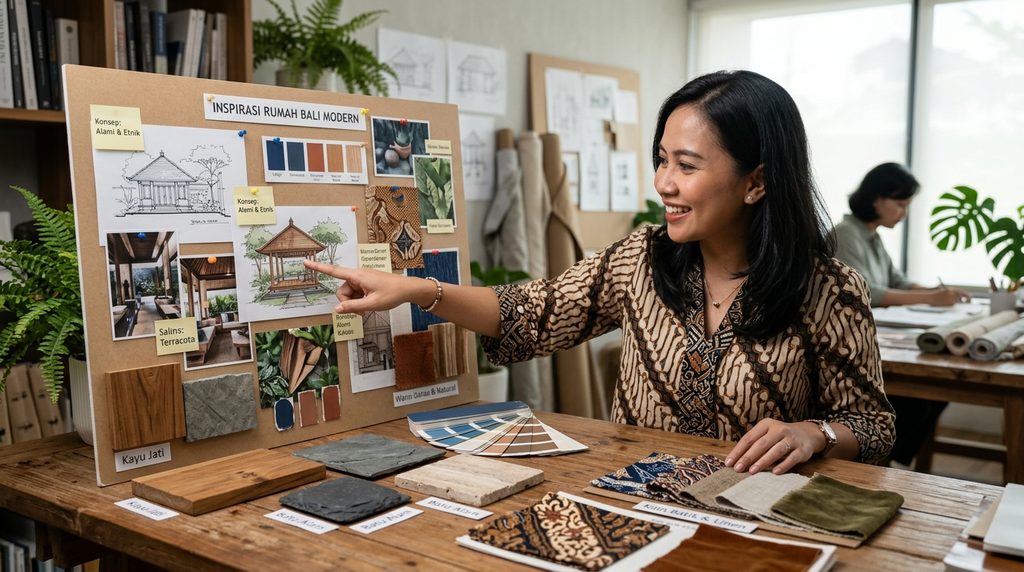 jasa desain interior rumah pada tahap perencanaan dan pemeriksaan proyek
