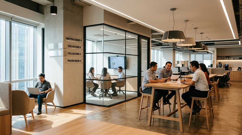 Hasil pekerjaan Bangun Rumah Kantor Proses untuk kantor dengan kontrol mutu profesional