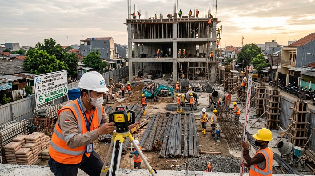 Smartrenov
Kontraktor Bekasi pada tahap survei proyek properti hunian dan komersial
di Bekasi