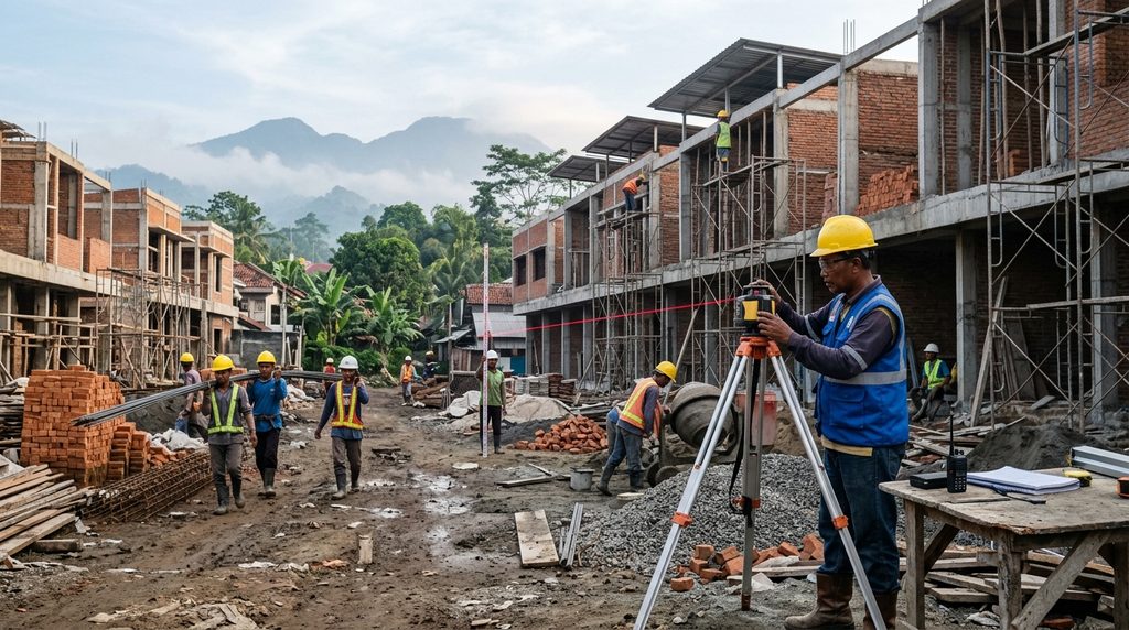 Konsultasi Gratis
Renovasi Rumah pada tahap survei proyek rumah dan ruko di Bogor