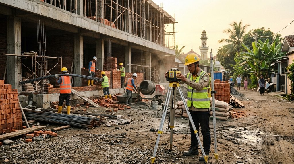 Bangun Rumah Kost
kostan pada tahap survei proyek kost-kostan di Tangerang