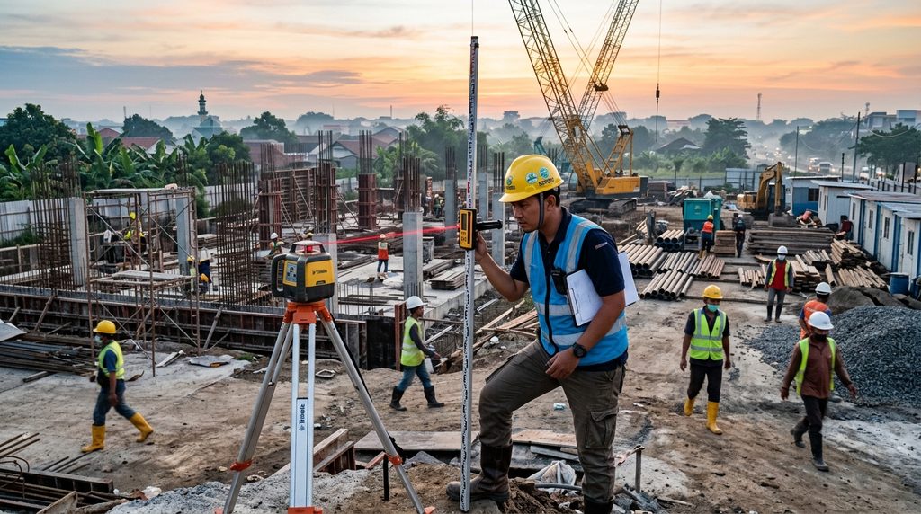 Bangun Rumah Khusus MBG pada tahap survei proyek fasilitas MBG Kopdes di
Jabodetabek