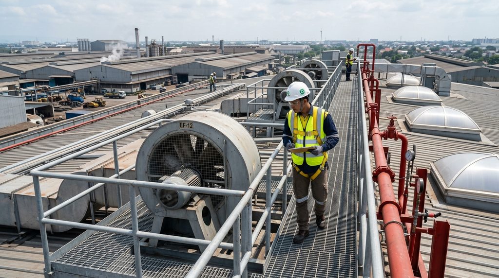 Smartrenov Kontraktor Pabrik Terjamin saat pemeriksaan teknis dan kesiapan operasional