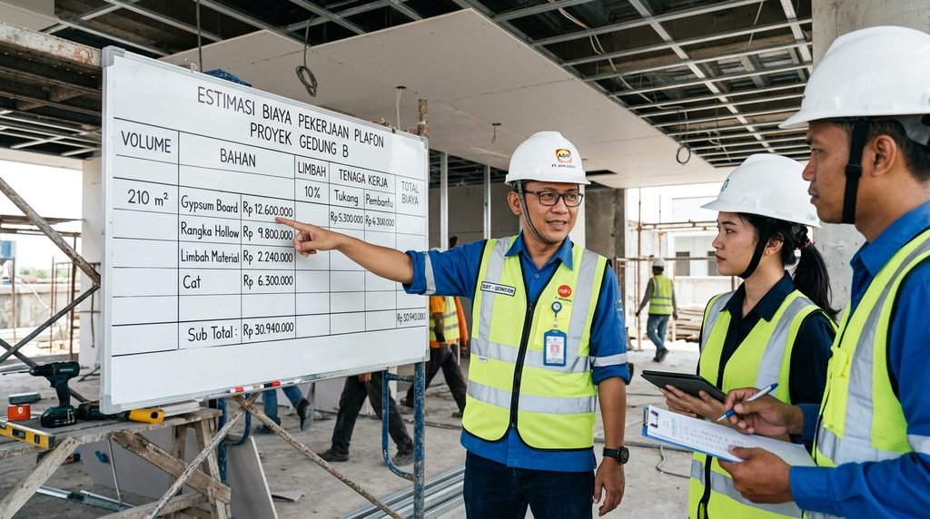 jenis plafon rumah dengan perencanaan teknis Smartrenov
