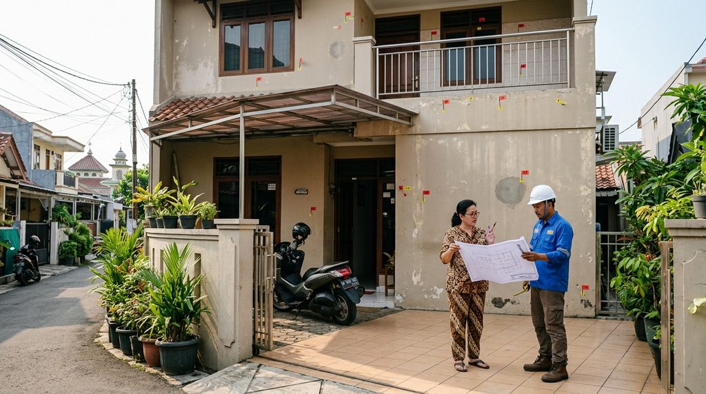 Inspeksi renovasi untuk meningkatkan nilai rumah sebelum dipasarkan