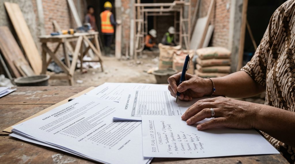memilih kontraktor renovasi rumah dengan fokus jadwal kerja dan mekanisme perubahan