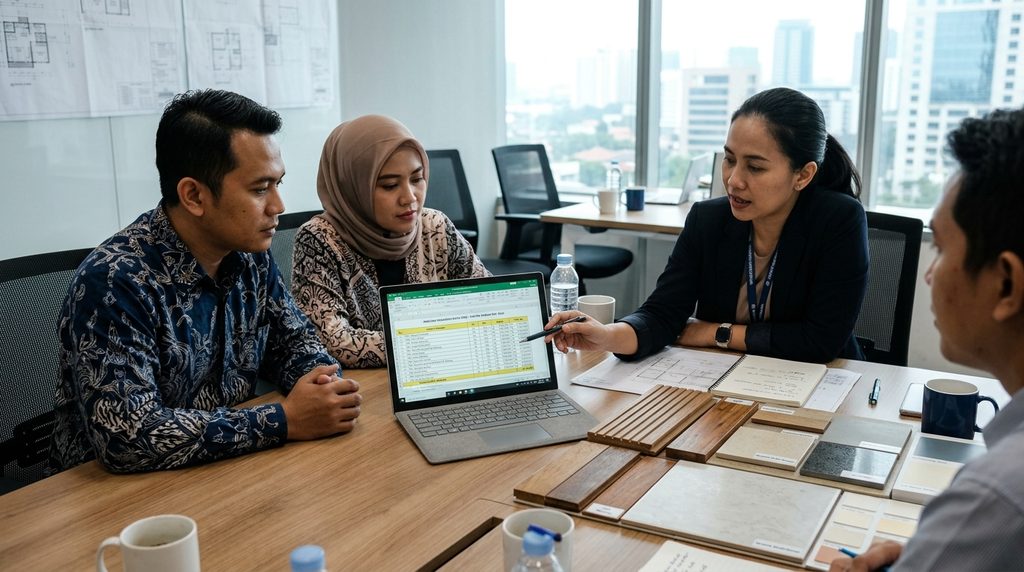 biaya kontraktor interior untuk proyek terencana dan transparan