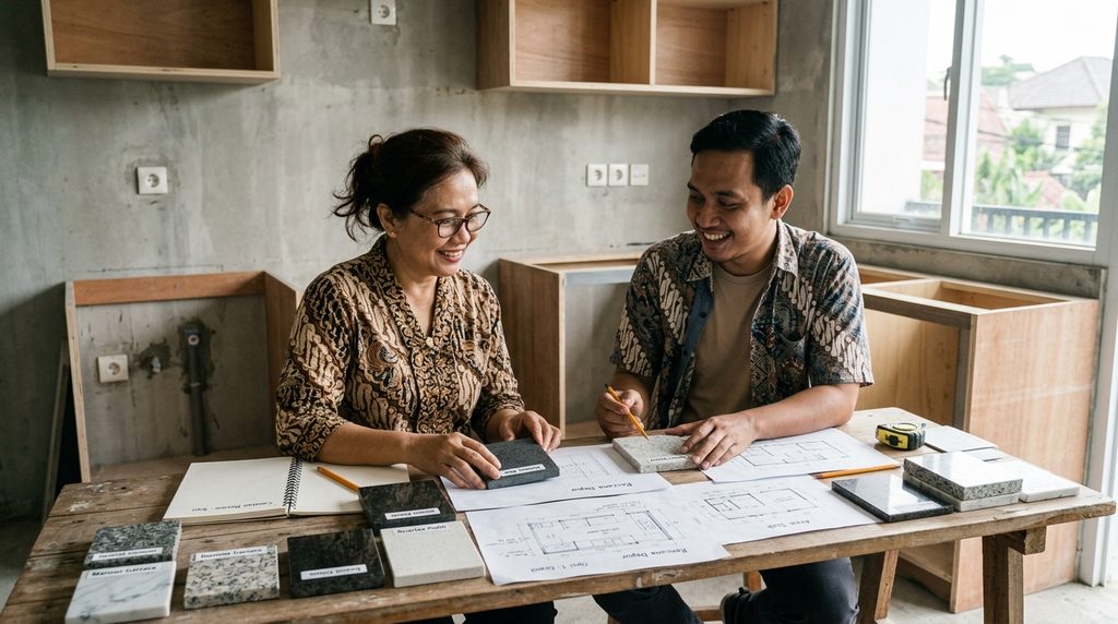 renovasi dapur minimalis dengan perencanaan teknis Smartrenov