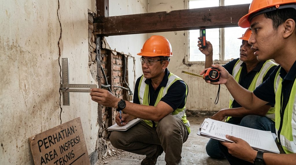 renovasi rumah atau bangun baru dengan pengawasan proyek profesional