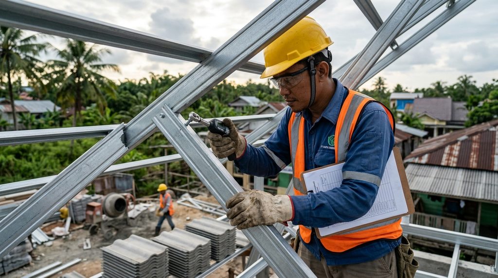 hasil dan proses biaya renovasi atap rumah untuk proyek renovasi