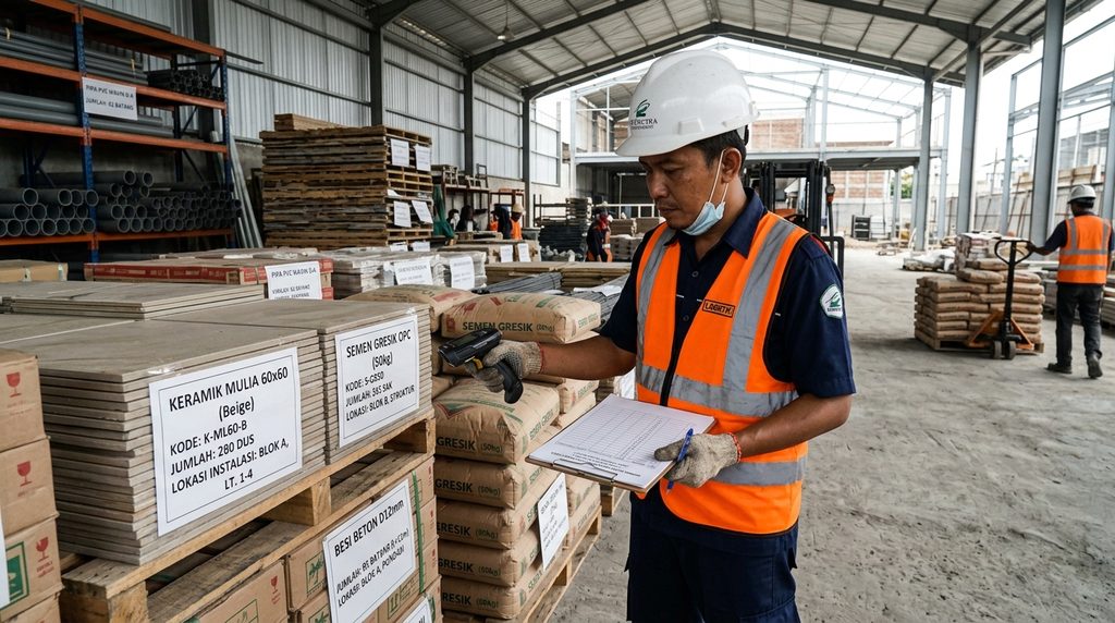 kebutuhan material renovasi rumah dalam proses kontrol dan pelaksanaan