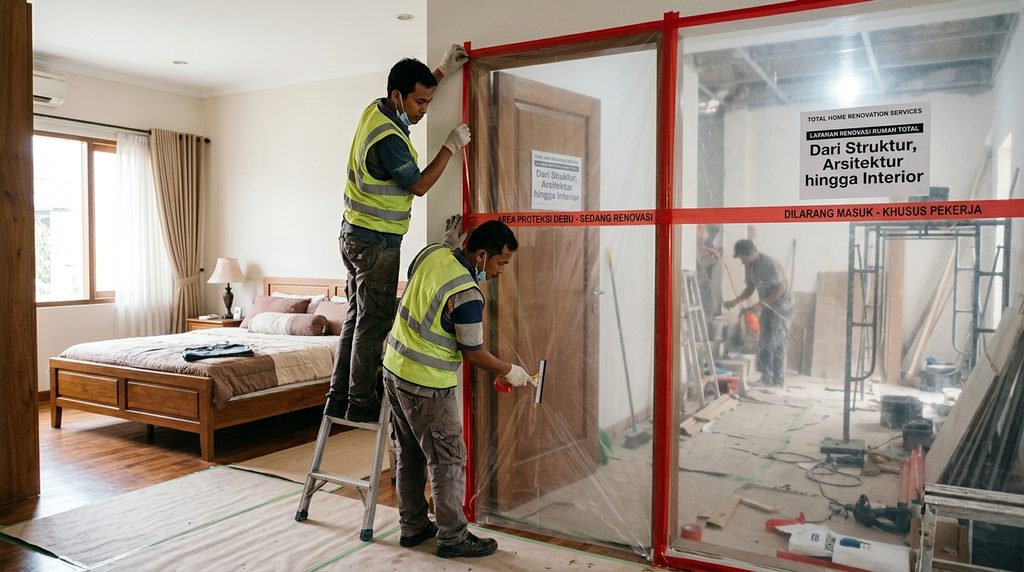 renovasi total rumah untuk proyek renovasi profesional